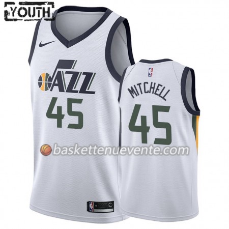 Maillot Basket Utah Jazz Donovan Mitchell 45 2019-20 Nike Association Edition Swingman - Enfant